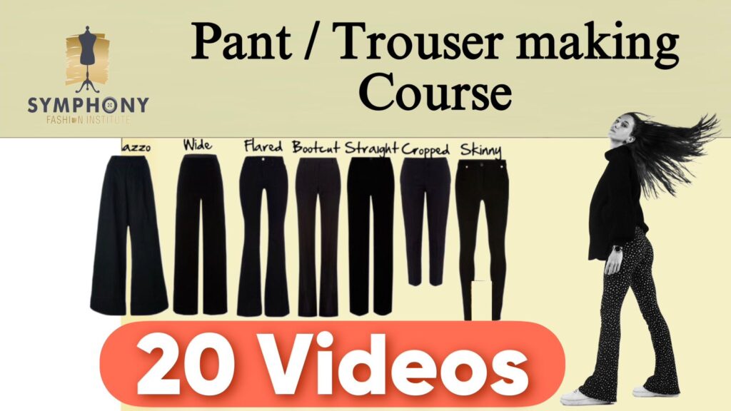 Trouser and Pants are todays hot pic styles of young generation and to know the perfect cut get the Course